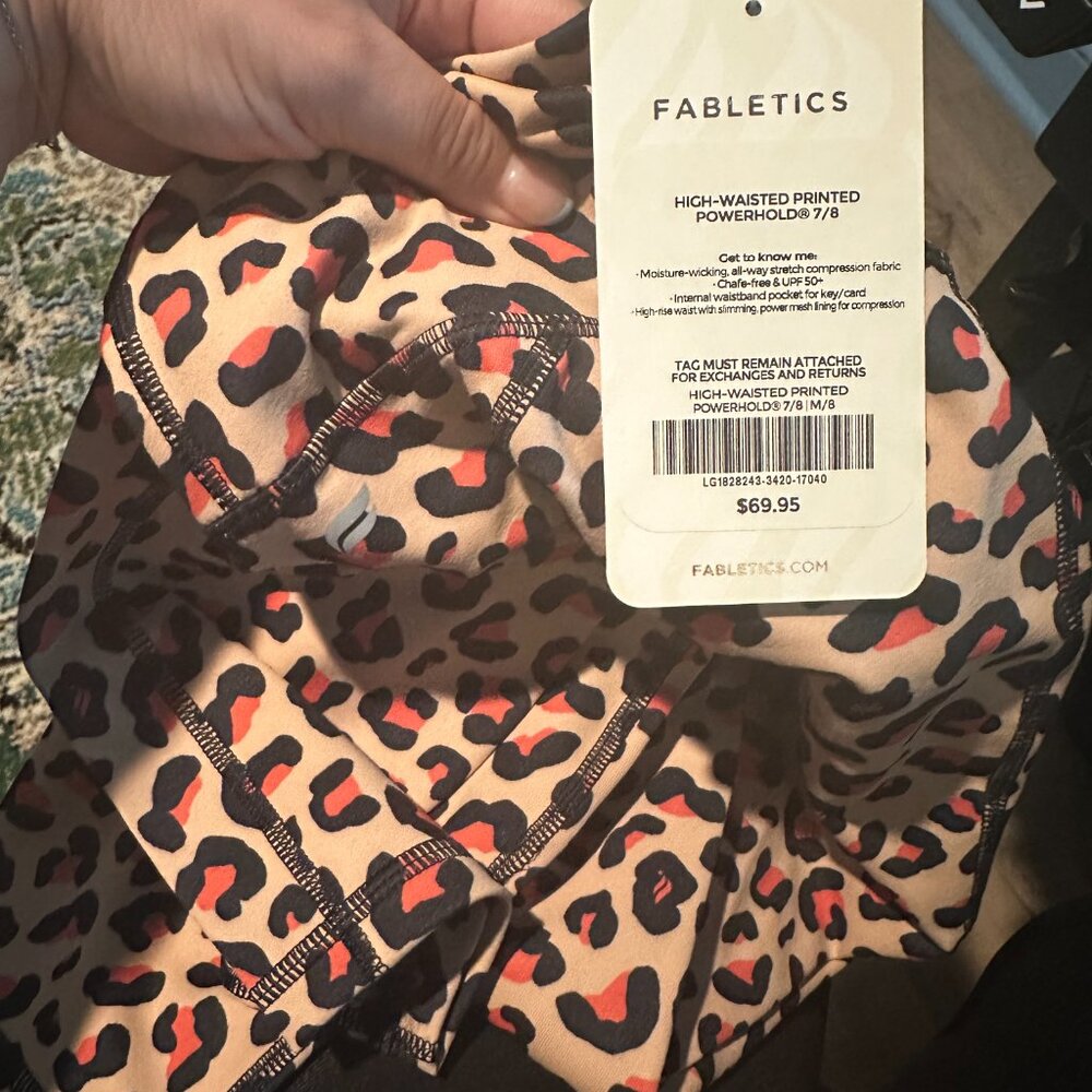 Fabletics Leopard Leggings - Picture 2 of 2